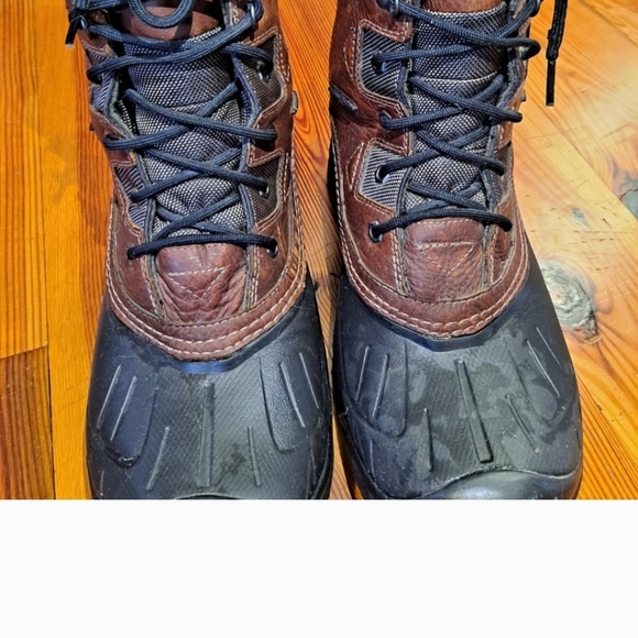 Sorel Men\'s Avalanche Black Brown Leather 10.5 Insulated Water Proof Boots main image 5